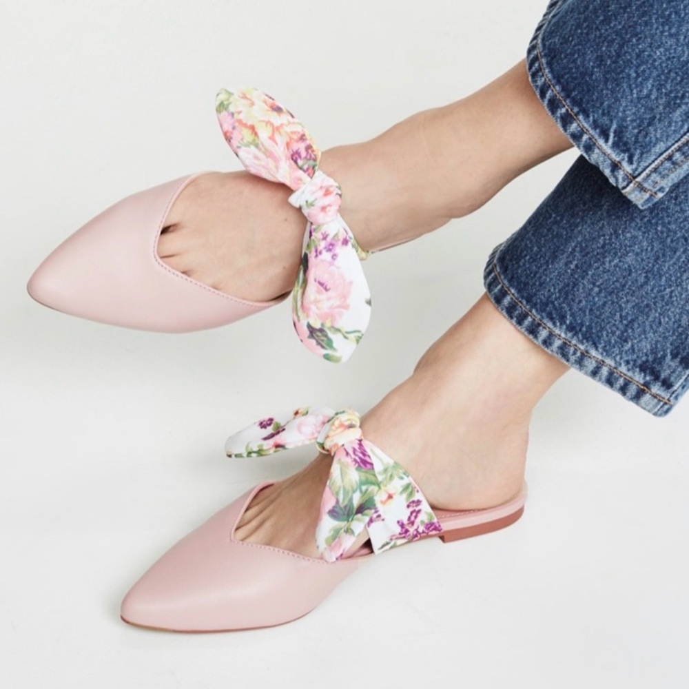 Villa Rouge Essie Flat Mules